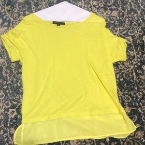 Banana republic Medium Petite Yellow Blouse